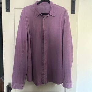 Men’s Lululemon Long Sleeve Button Up XL